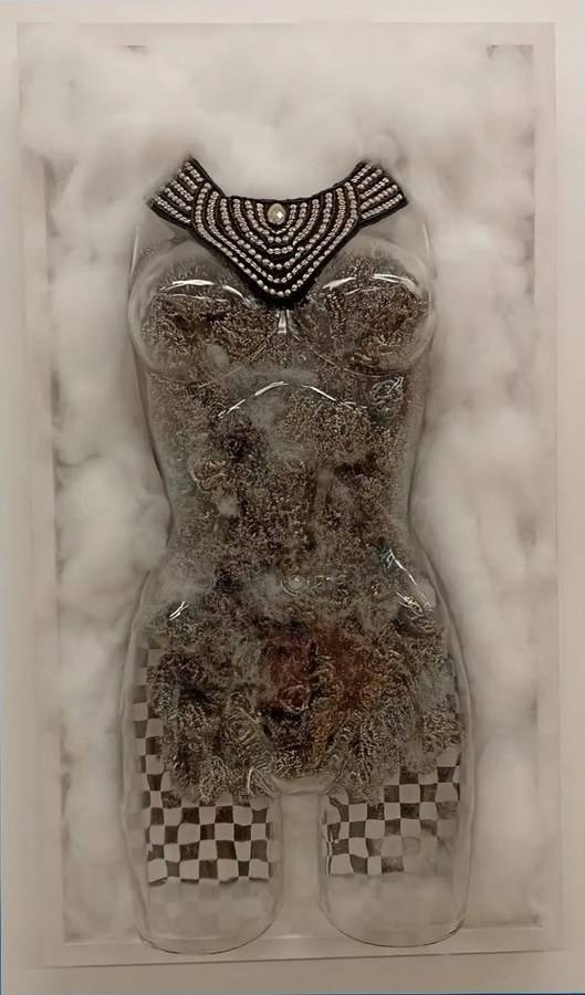 La Aspereza, conceptual art by Araceli Carrión, painter of Magical and Fantastic Realism