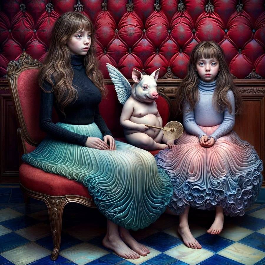 Sin título III, digital art by Araceli Carrión — Magical and Fantastic Realism